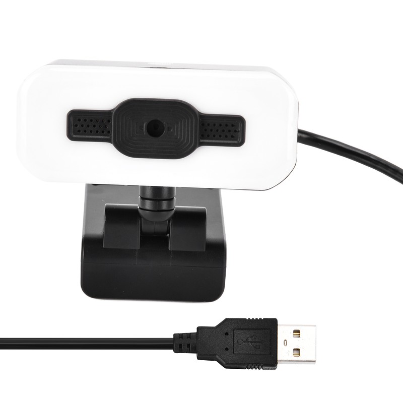 2K Web Camera Automatic Focusing 1080p with LED Light Computer