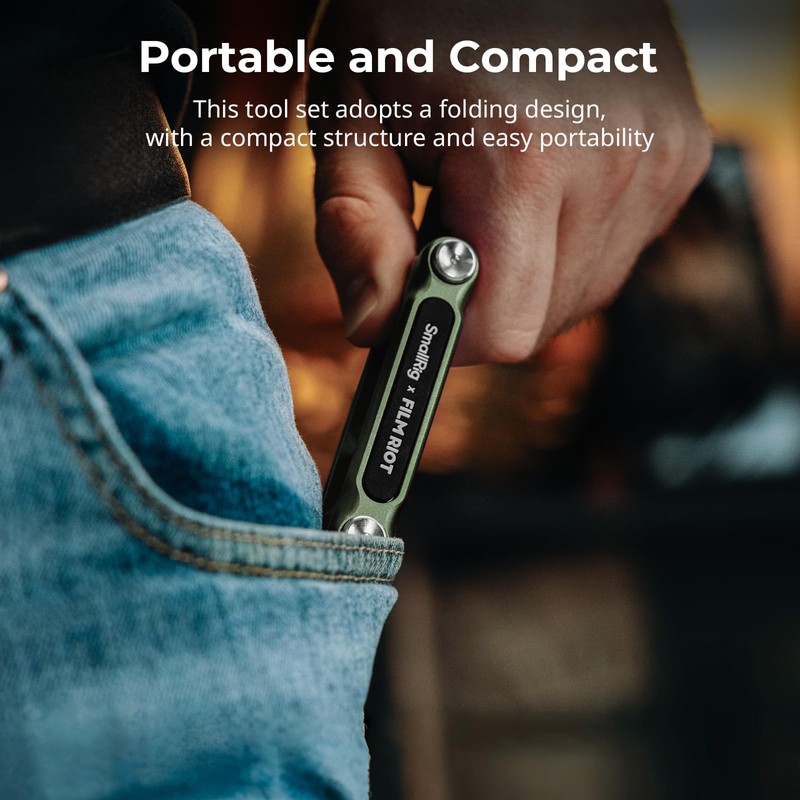 SMALLRIG x FILM RIOT 10-in-1 Folding Tool Set with Screwdrivers