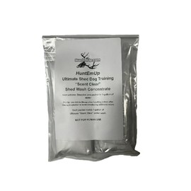 HuntEmUp Shed Dog Training Scent-Clear Shed Wash Concentrate - Shed Antler Dog Training Scent Eliminator Antler Wash Train Your Dog to Shed Hunt - Antler Rack Wash