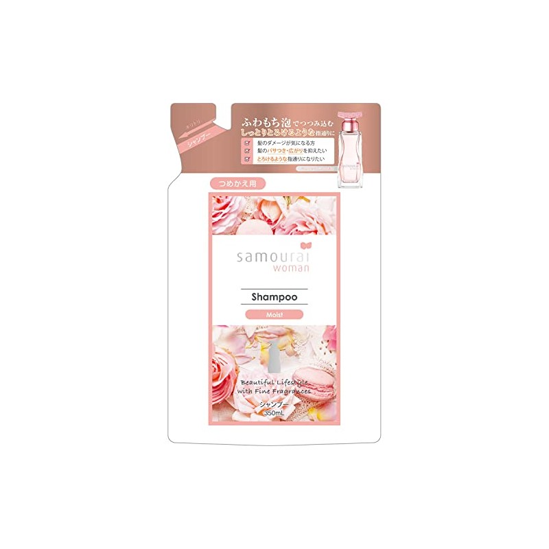 Samurai Women's Shampoo Moist 11.8 fl oz (350 ml) Refill