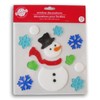Christmas House Christmas Winter Gel Window Clings - Snowman -
