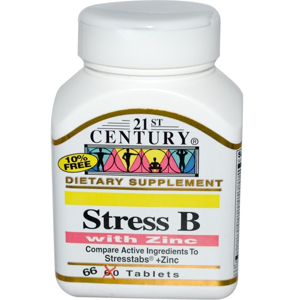Stress Vitamin B with Zinc 66 Tabs