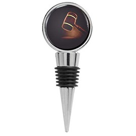 Vector Illustration of a Judges Gavel Wine Stopper