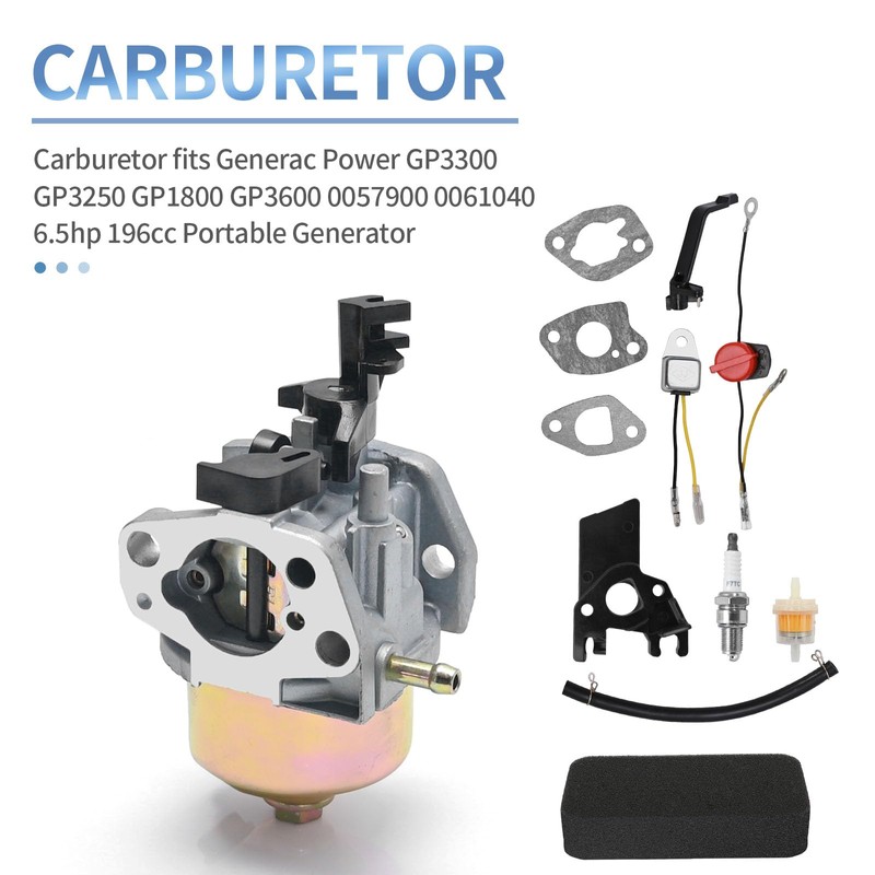 EATAKWARD Carburetor Kit, Replacement for Generac Power GP3300 GP3250 GP1800