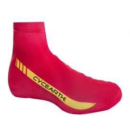 CYCEARTH Bicycle Shoe Cover for Men Bicycle Overshoes, red