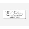 60ct - Wedding Invitation Return Address Stickers/Labels (#530-WH)