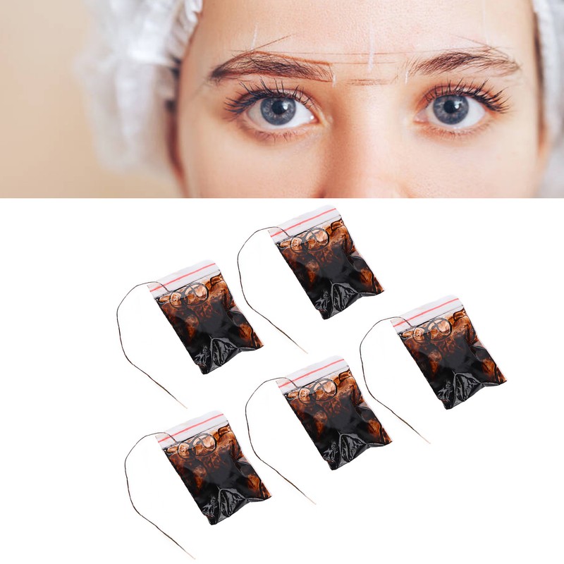 5pcs Eyebrow Mapping String Microblading String Measuring Tool for Marking