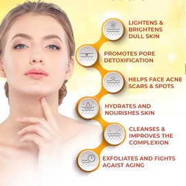 Healov Crema de cúrcuma para aclarar la piel - Loción de cúrcuma para la piel totalmente natural para rostro y cuerpo - La cúrcuma limpia la piel, com