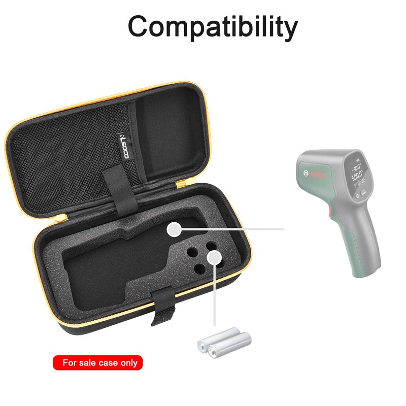RLSOCO Case for Bosch infrared Lcd thermometer UniversalTemp/AdvancedTemp infrared thermometer