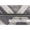 Riva Paoletti Hermes Cushion Cover - Graphite Grey - Chenille