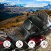 Hutexico Detachable Touring Rider Backrest, Adjustable Comfortable Driver Backrest Quick