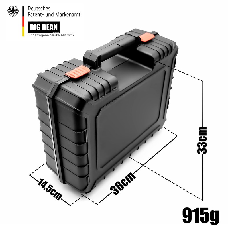 BigDean Set of 2 Empty Machine Cases with Foam Insert