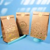 JOLLYFUN 24PCS Gold Foil Party Favor Bags with Stickers, Small