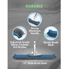 KEMANO Heavy Duty Deck/Pool Scrub Brush - Industrial-Grade Silicon Carbide