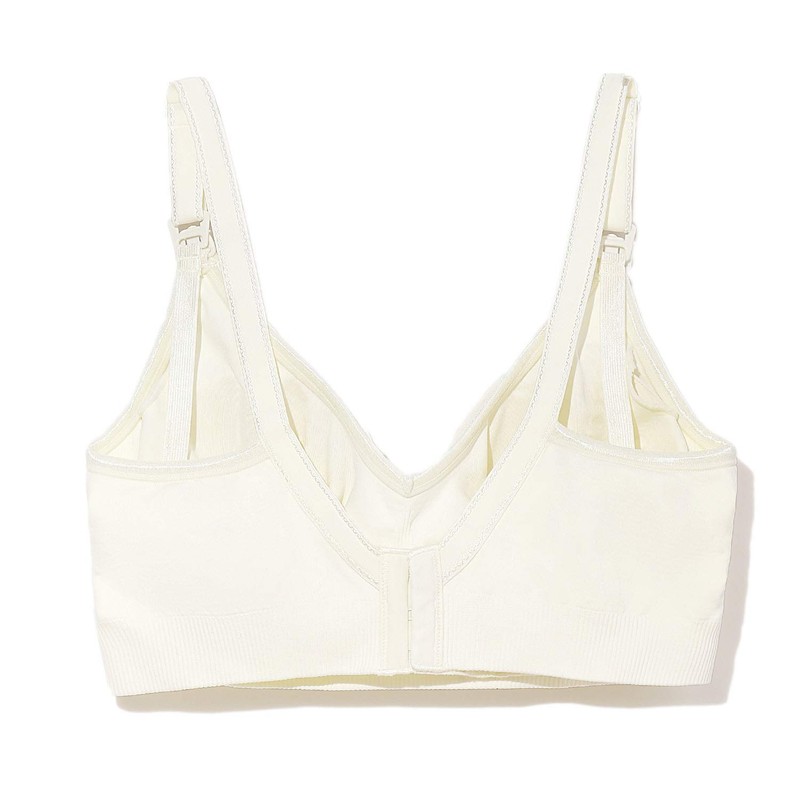 Gratlin Women's Seamless Maternity Nursing Sleep Bra Support Removable Padded