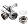 2 x 3-way shower valve, shower attachment for bath taps,