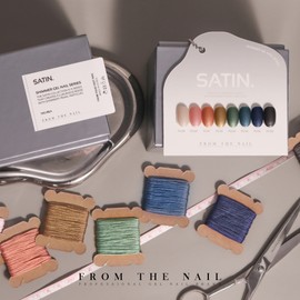 classic nail From the Nail Satin Glitter Gel + 30 parts / 프롬더네일 새틴 글리터젤+파츠 30개