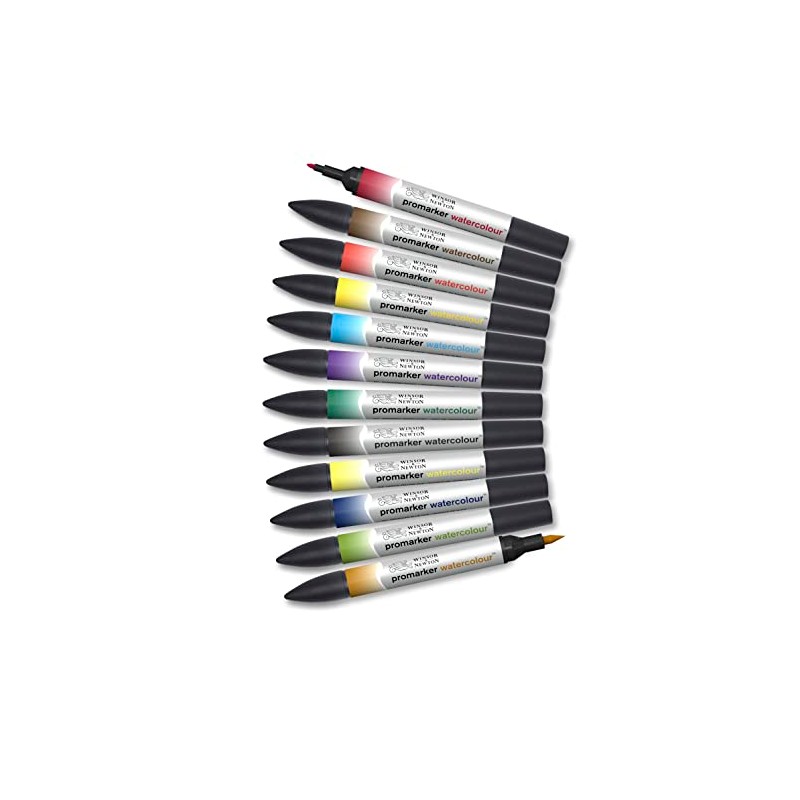 Winsor & Newton 290165 Promarker - Rotulador de acuarela, juego