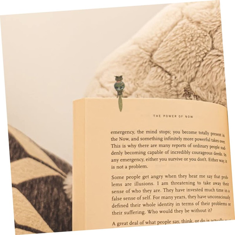 Operitacx Eule Buchmarker Buchseiten Marker Dekorative Lesezeichen Mit Edelstein Einlage