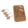 Key Holder Rack 4 Hook Cute Pendant Poplar Wooden Key