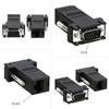 VIMVIP VGA RGB 15pin Male Extender To Lan Cat5 Cat5e