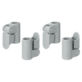 blntackle76 Set of 4 Quick Connector Pipe Clamp for Tent Pole with Quick Release 19-22 mm, 22-25 mm or 25-28 mm, Clamp System Retrofit Kit, Tent Camping (19-22 mm)