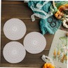 CORHAD Durable Crafting Quilting Sheets 12pcs Circular Grid Panels Mesh