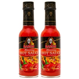 BARON BLAZING HOT SAUCE 5 OZ 2pk