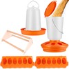 YANZI Chick Feeder and Waterer Kit, Baby Chick Starter Kit