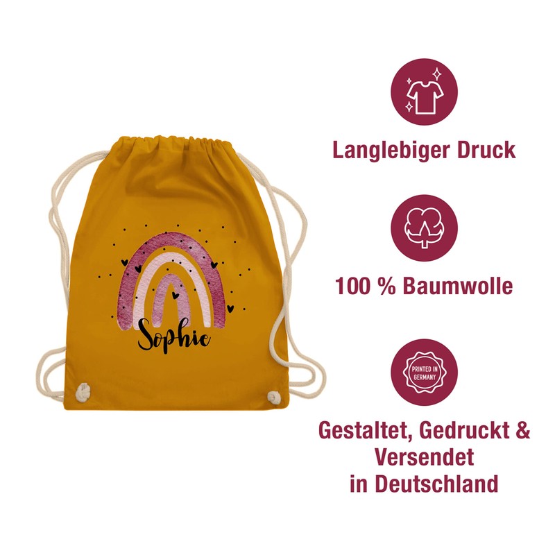 Geschenk mit Namen personalisiert by Shirtracer - Gym Bag Backpack