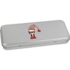 Azeeda 'Gonk Holding a Love Heart' Metal Hinged Stationery Tin/Storage
