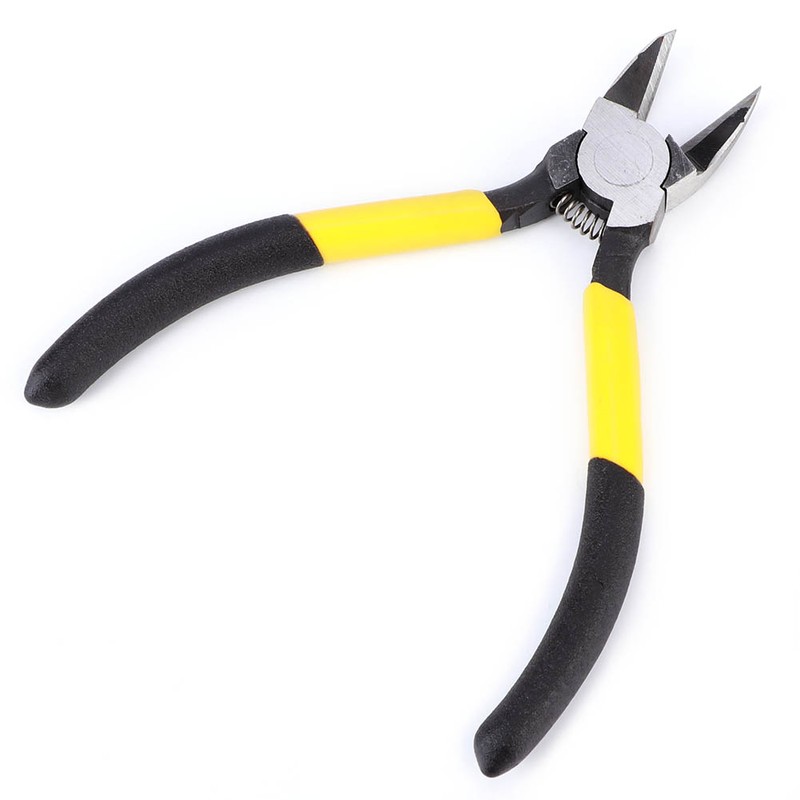 Diagonal Plier High‑Carbon Steel Body 2‑Color Non‑Slip Handle Rebound‑Tail 5‑Inch