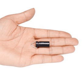 LIGHTFE MINI01 keychain flashlight mini keychain light is light, small, and bright (Mini01 black)