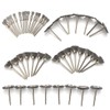 45PC Wire Brushes for Drill Set Stainless Steel Wheel Brushes
