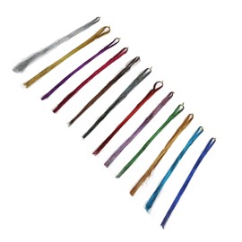 Hair Tinsel Kit, PET Plastic and Metal Trimmable Tinsel Hair Extensions Sparkling with Hook for Girls for Braiding