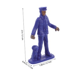 Toddmomy 50Pcs Realistic Police Model Figures Set 2In Miniature Policemen for Tabletop Decoration Desktop Adornment Micro Landscape Ornaments