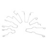 5ZHSFULLKIT Headlight Retaining Spring Clips for H1 H3 H4 H7,