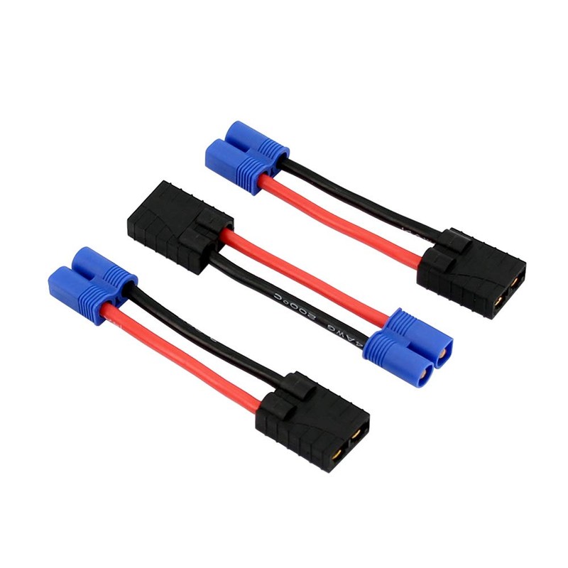3pcs Compatible with TRX Female to EC3 Male Connector Adapter