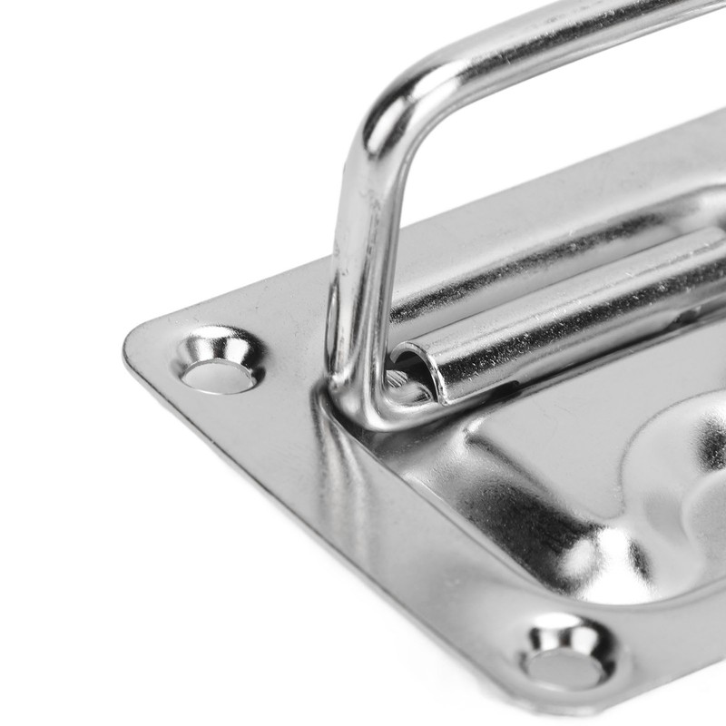 76 X 57mm 2PCS Flush Lift Pull Ring Handle 304