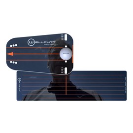 Wellputt - Wellvision Plus Putting Mirror - Ultra Thin Two Pieces Stainless Steel Training Aid