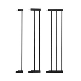 COMOMY 36" Tall Extentions for Pressure Mounted Pet Gate, 2.75", 5.5" and 8.25" Width Extensions, Only for COMOMY 36" Pet/Dog Gate, (Black)