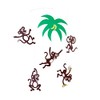 Monkey Tree Hanging Nursery Mobile - 23 Inches - High
