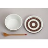 Hasami Ware 14477 "Essence" es Sugar Pot Border Pattern Denim