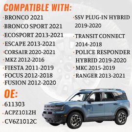 Set of 20, 12mmx1.5 OEM Factory Wheel Lug Nuts for Focus Fusion Escape Ranger MKC MKZ Fiesta Stock Wheels Large Acorn Seat