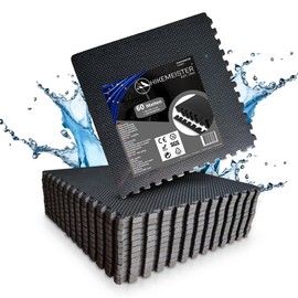 HikeMeister® Protective Mat Set Puzzle Mat Floor Protection Mat Fitness - 60 Pieces - 40 x 40 cm - 9.60 m² - Sports Mat Puzzle Mat Gym Mat Equipment Mat Fitness Mat Floor Protection Fitness