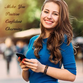 Protection Bracelets for Women Spiritual - Tiger Eye Black Obsidian Bracelet for Women - Spiritual Healing Stone Bracelets for Women Healing - Yoga Bracelets for Women Spiritual, 8mm, 7.5inch