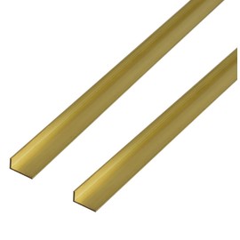 Alberts 497569 Angle Profile Brass 1000 x 20 x 15 mm Set of 2