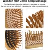 Peine De Madera para Masaje, Cepillo para El Cabello, Peine