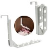 Clothes Fan Door Hanger Folding Clothes Hanger - Clothes Rail