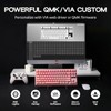 EPOMAKER G84 80% RGB Gaming Mechanical Keyboard, 2.4GHz/ Type-C/BT Wireless